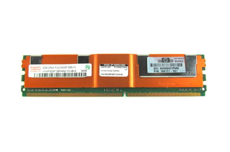 HP 2-GB (1 x 2GB) PC2-5300F Memory