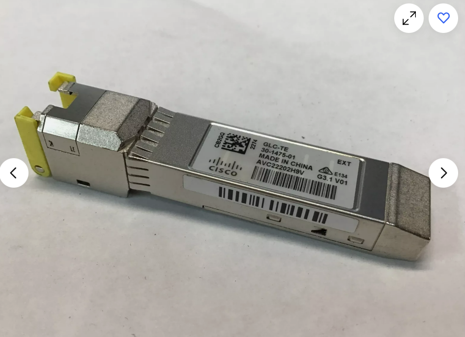 GLC-TE EXT 30-1475-01 1000BASE-T SFP RJ45 Transceiver module