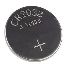 CR2032 3V lithium coin cell system battery.
