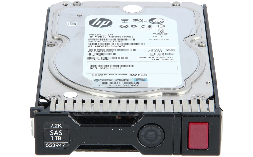 HP 1TB 6G SAS 7.2K-RPM LFF 3.5″ SC MDL