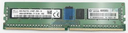 HPE 8GB DDR4 2133MHz ECC Reg DDR4 SDRAM  