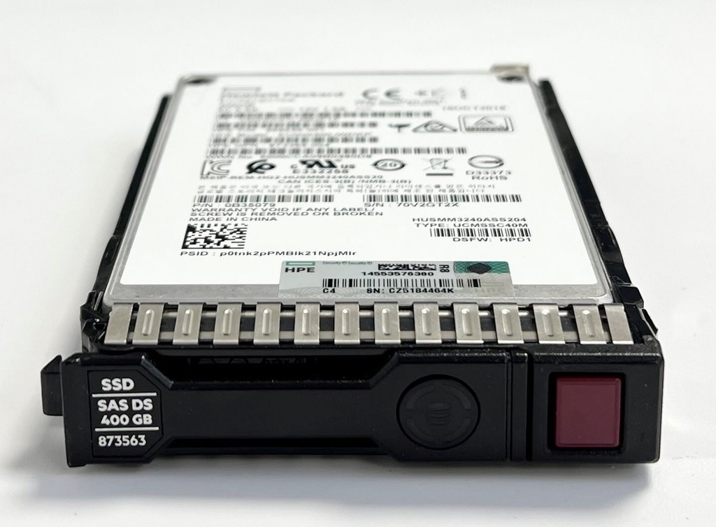 HP G8-G10 400-GB 2.5 SAS 12G WI DS SSD