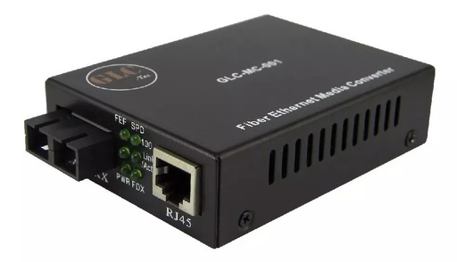 [GLC-MC-007-2] 10/100M Single fiber SM Media Converter,1550nm,20km SC