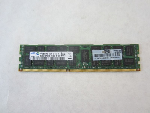 [606425-001] HP 8GB 2RX4 PC3L-10600R-9 MEMORY