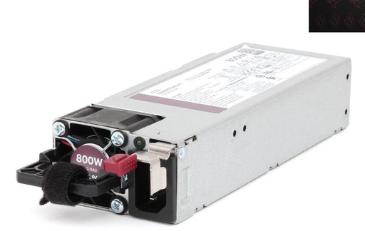 [865412-201] HPE 800W Flex Slot Platinum Hot Plug Low Halogen Power Supply