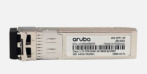 [J9150D] Aruba Networking 10G SFP+ C SR 300m OM3MMF Transceiver 
