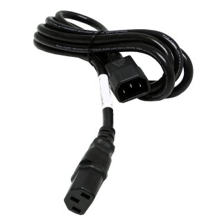 IBM 9ft IEC C13 - C14G Black 15a Power Cord 3