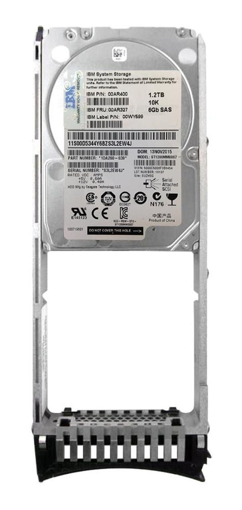1.2TB 10K 2.5" SAS 6Gbps for IBM Storwize V7000 Gen2
