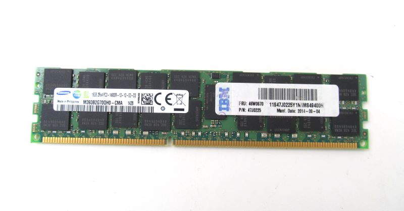 16GB PC3-14900R DDR3-1866 REGISTERED ECC 2RX4 CL13 240 PIN 1.5V