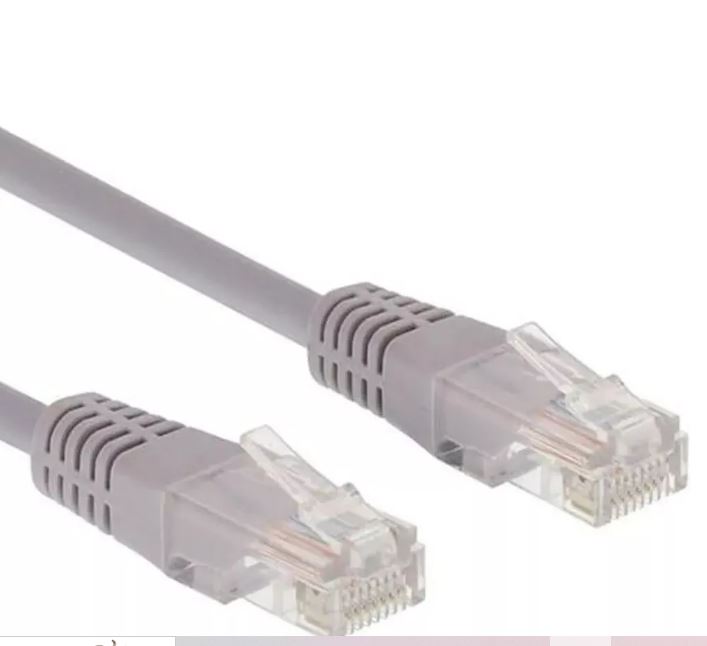 CABLES DE RED TIPO PATCH CORD CAT 6 0,60 mts Gris.