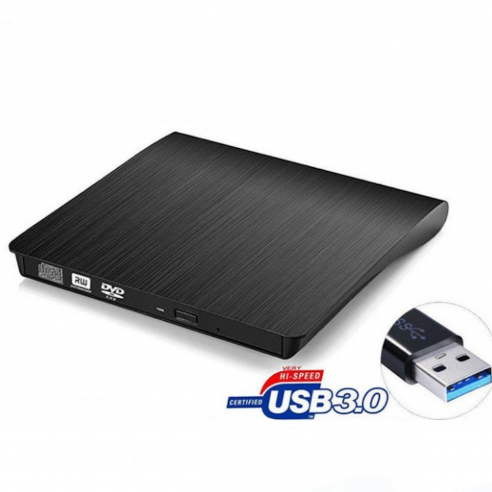 Grabador Reproductor DVD externo USB 3.0 Ultra Delgado.