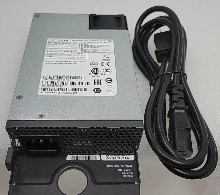 Cisco Catalyst 9200 Series 125WAC Switch Power Supply
