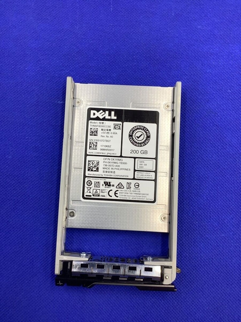 DELL 200GB SSD SATA Mix Use 6Gbps 5 12n 2.5in Flex Bay Drive