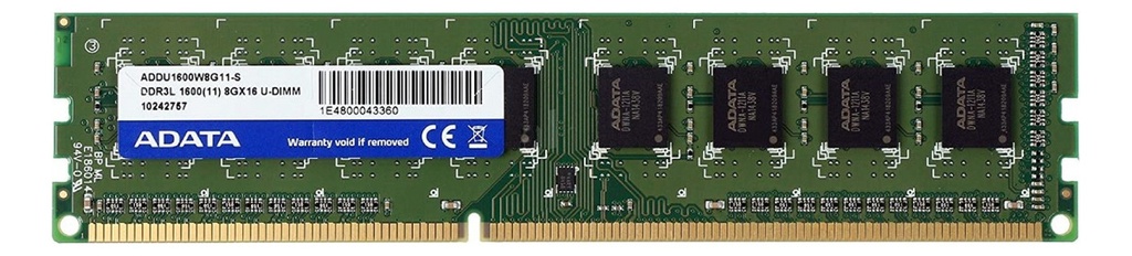MEMORIA DDR3 8GB ADATA 1600MHZ