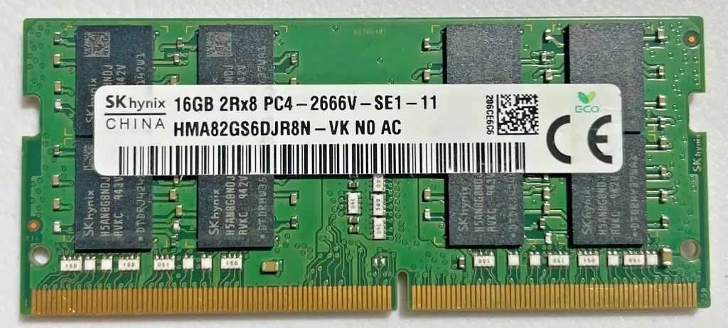 Hynix 16gb Pc4-21300 Ddr4-2666mhz ECC Cl19 260-pin SODIMM 
