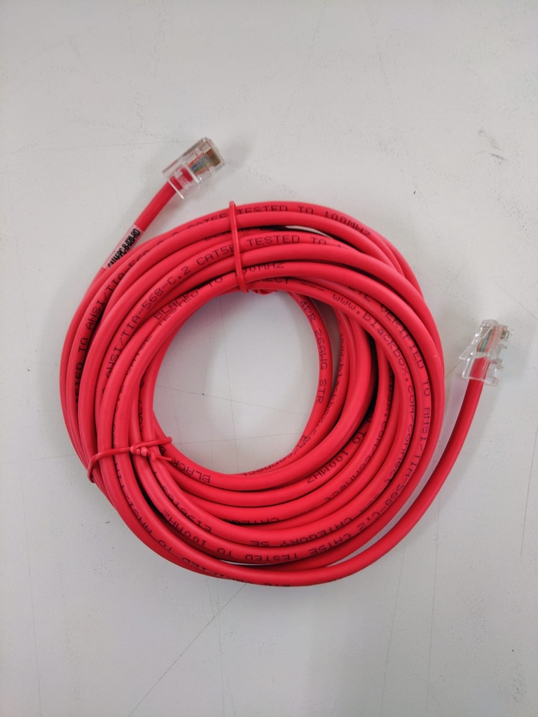 HP Compatible 20 Cat5e Patch Cable RJ45-RJ45-Red 