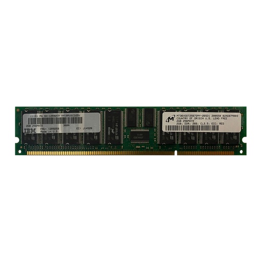 [12R9259] 2GB DDR 266MHz PC2100 208 PIN RDIMM