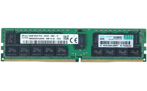 [P03053-0A1] HPE 64-GB (1 x 64GB) Dual Rank x4 DDR4-2933