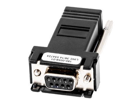 [180-0059-01] HP PORT DB9 TO RJ45 ADAPTER-DB-9 FEMALE TO RJ-45 FEMALE ( INLET )