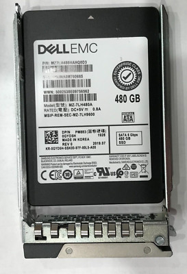 [0GYD5H] DELL 480GB 6G RI SATA 2.5″ SSD