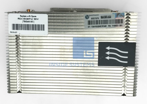 [654592-001] HP DL380P HEATSINK G8 